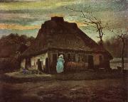 Cottage with Trees (nn04) Vincent Van Gogh